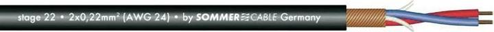 Image du produit Sommer Cable Câble micro 2x0,22 100m sw Stage 22