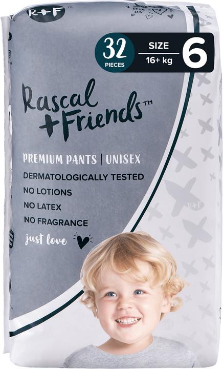 Rascal+Friends Premium Pants (Size 6, Pack, 32 Piece)