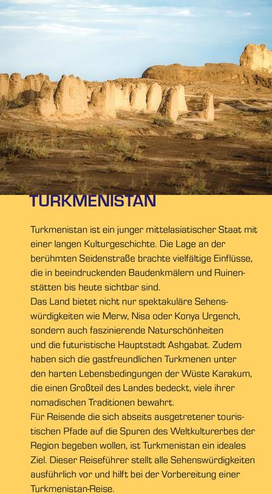 Actual product image Turkmenistan (German, Beate Luckow, 2018)