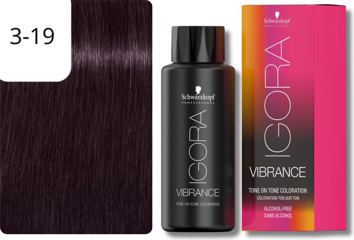 Immagine prodotto Schwarzkopf Professional IGORA Vibrance Hair Tint NUOVO (3-19 Castano scuro Cendré Viola)