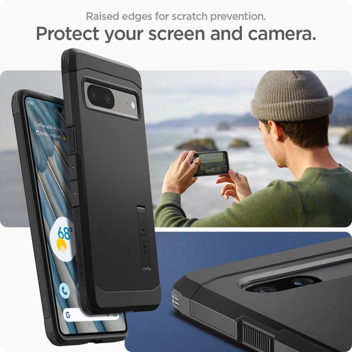 Produktbild Spigen Tough Armor Google Pixel 7A czarny/black ACS05819 (Google Pixel 7a)