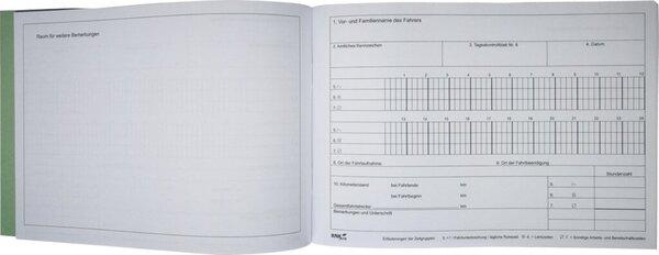 Image du produit Rnk Carnet de contrôle (ancien article 6, paragraphe 6, de la FPersV) A 5 transversal, 32 feuilles (32 x)