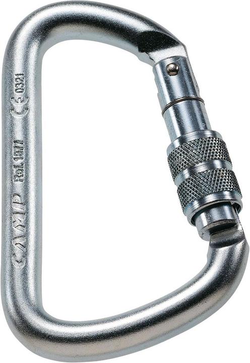 Actual product image Camp D Pro Lock steel carabiner