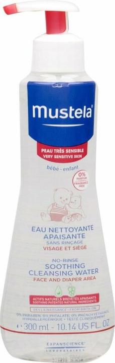 Immagine prodotto Mustela Bébé Acqua detergente senza risciacquo 300ml (300 ml)