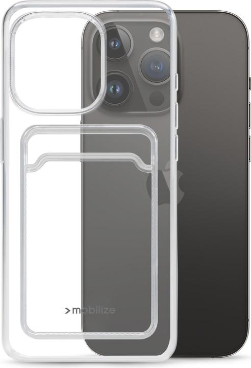 Image du produit Mobilize Pochette en gélatine pour cartes (Apple iPhone 15 Pro)