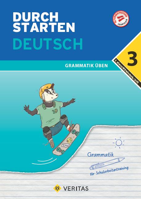 Actual product image Durchstarten, Deutsch Mittelschule/AHS, 3. Klasse, Grammatik, Übungsbuch mit Lösungen (German, Vera Igler, 2024)