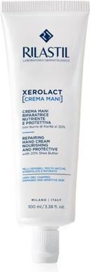 Rilastil Xerolact Hand Cream Repairing and Nourishing with Shea Butter for Sensitive Very Dry Skin 100ml (100 ml)