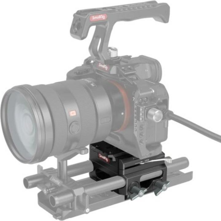 Produktbild SmallRig Lightweight Baseplate with Dual 15mm Rod Clamp (Diverses Video Zubehör)