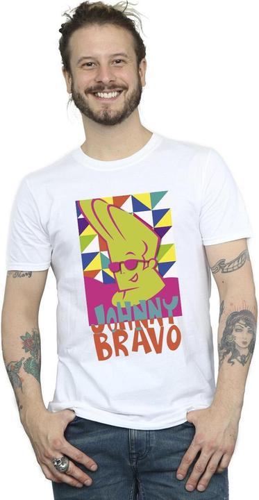 Image du produit Johnny Bravo - T-shirt MULTI TRIANGLES POP ART - Homme (XXL)