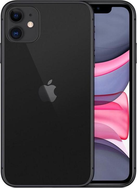No Name iPhone 11 Refurbished (Very Good) 64 GB 6.1 Inch (15.5 cm) iOS 16 Black (64 GB, Black, 6.10", 12 Mpx, A / Like new)