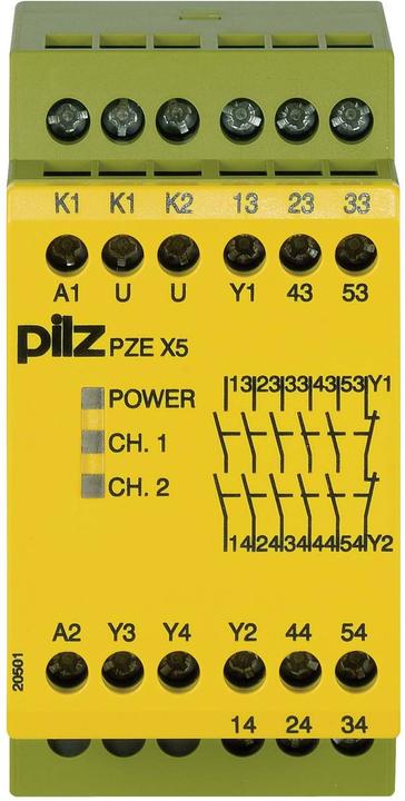 Image du produit Pilz 774595 PZE X5 24VDC 5n/o