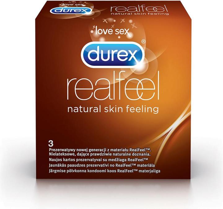Image du produit Durex Real Feel Natural Skin Feeling non-latex condoms 3pcs (3 pcs)