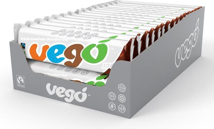 Vego Chocolate vego Whole Hazelnut Chocolate Bar Bio (150 g)