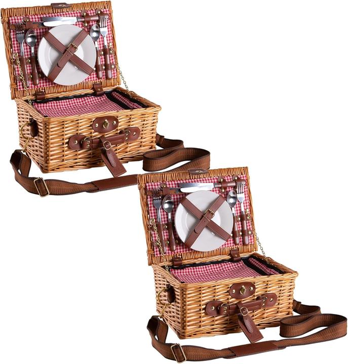 Produktbild EGenuss Picknickkorb-Set für 2 Personen mit Kühlfach