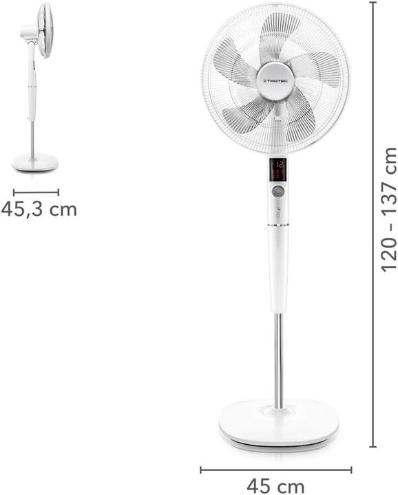 Image du produit Trotec Ventilateur sur pied design TVE 26 S (59 dB)