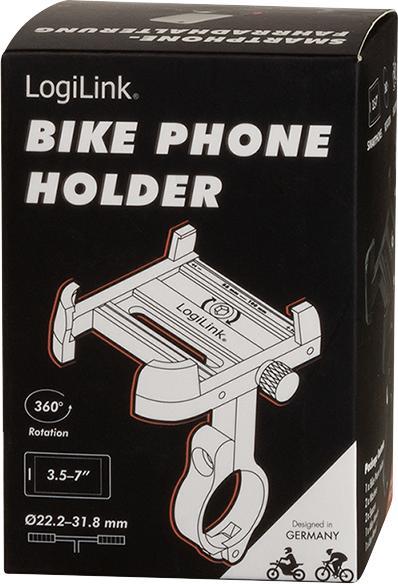 Actual product image LogiLink Smartphone bike mount, straight, for 3.57" smartphones