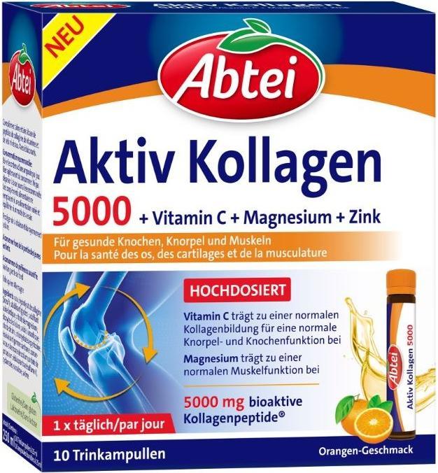 Abtei Aktiv Kollagen 5000 (10 Stück, Ampulle, 500 g)