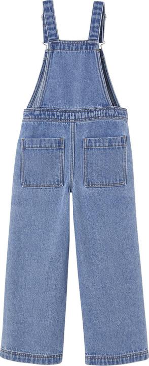 Produktbild Vertbaudet Weite Mädchen Jeans-Latzhose mit Kontrasteffekt (92)