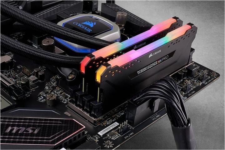 Image du produit Corsair Vengeance CMW16GX4M2E3200C16-TUF Module de mémoire 16 Go 2 x 8 Go DDR4 3200 MHz (2 x 8GB, 3200 MHz, RAM DDR4, DIMM)