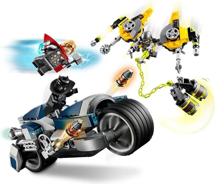 Produktbild LEGO Avengers Speeder-Bike Attacke (76142, LEGO Marvel)