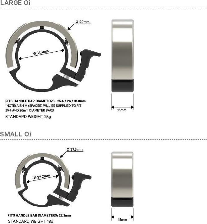 Actual product image knog. Oi small