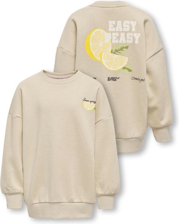 Produktbild Only Locker geschnitten Rundhals Junior Tief angesetzte Schulter Sweatshirt Sweatshirt (158)