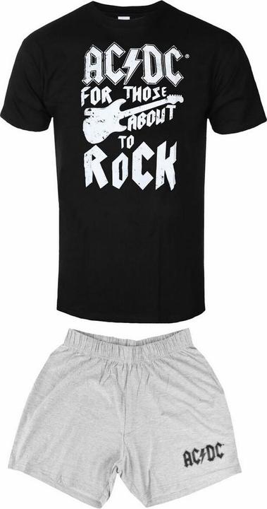 AC/DC For Those About to Rock Schlafanzug mit Shorts