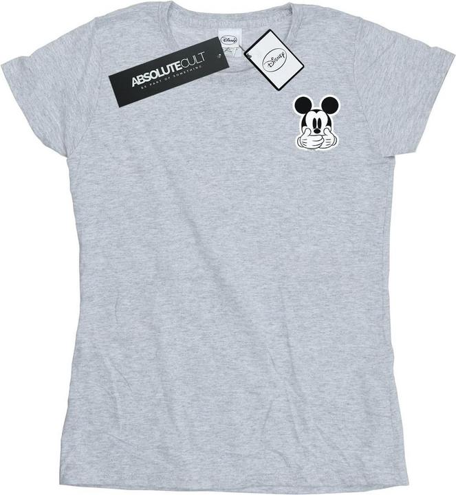 Produktbild Disney Mickey Mouse Dont Speak Breast Print TShirt (L)