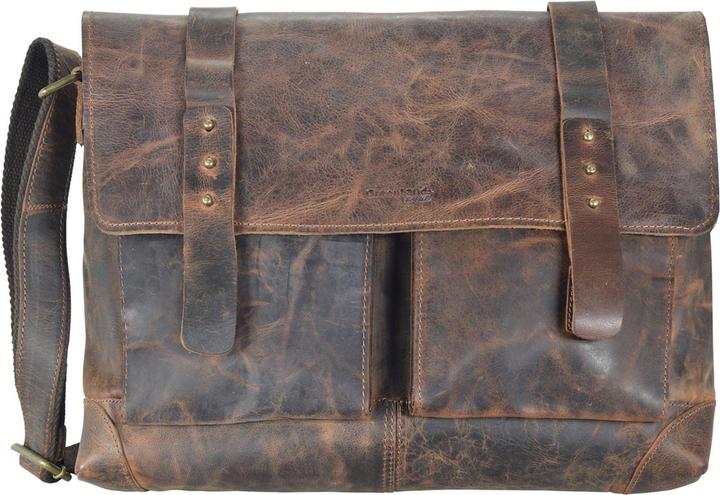 Immagine prodotto Greenland Nature Messenger classico in pelle 41 cm (17 l)