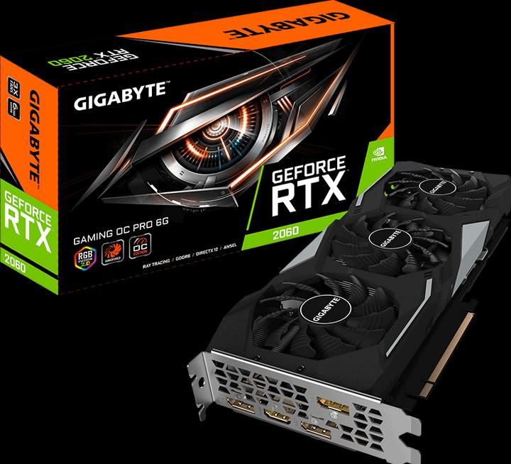 Produktbild Gigabyte GeForce RTX 2060 OC Pro (6 GB)