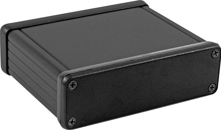 Actual product image Hammond Electronics 1455L801BK Universal enclosure 80 x 103 x 31 aluminum extruded Black (anodized) 1... (Housing)