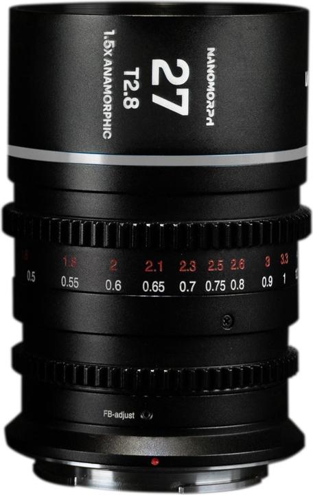Actual product image Venus Optic Fixed focal length Nano 1.5X 27mm T/2.8 (Silver) - Sony E-Mount (Sony E, full size)