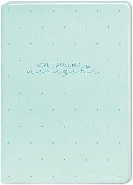 Produktbild Terminplaner Lederlook A6 "Mint (Zweitausend Neunzehn)" 2019 (Deutsch)