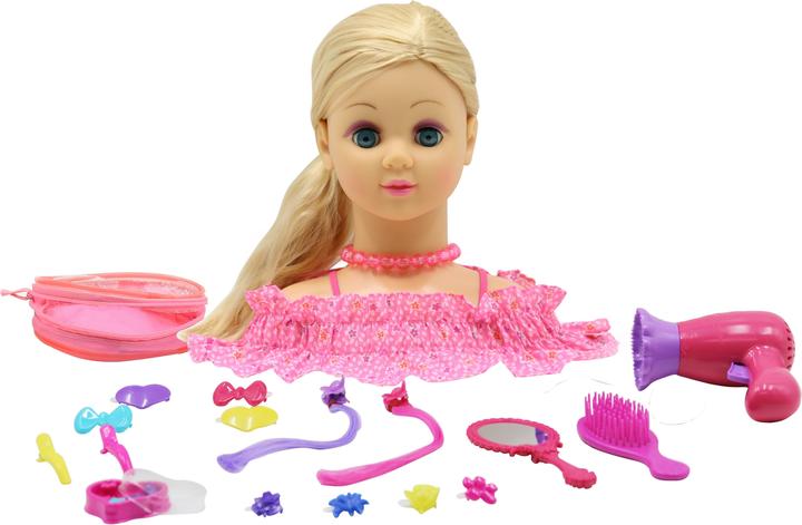 happytoys Happy Friend - Hairstyling Head Blond Hair (504404)