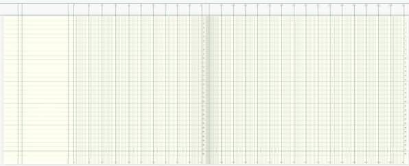 Produktbild König EBHARDT Spaltenbuch 348 x 297 mm, 26 Spalten 40 Blatt, Kartonheft, mit Kopfleiste (861176...