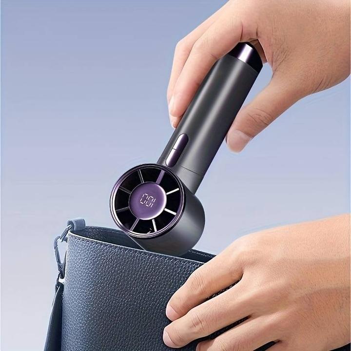 Image du produit PhoneLook Ventilateur portable puissant compact à 100 vitesses avec affichage LED