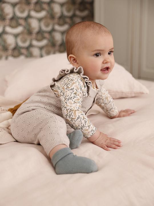 Produktbild Vertbaudet Baby Strick-Latzhose mit Volantträgern Oeko-Tex (56)