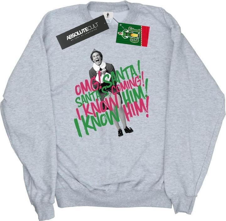 Elf Santa's Coming Sweatshirt (XL)