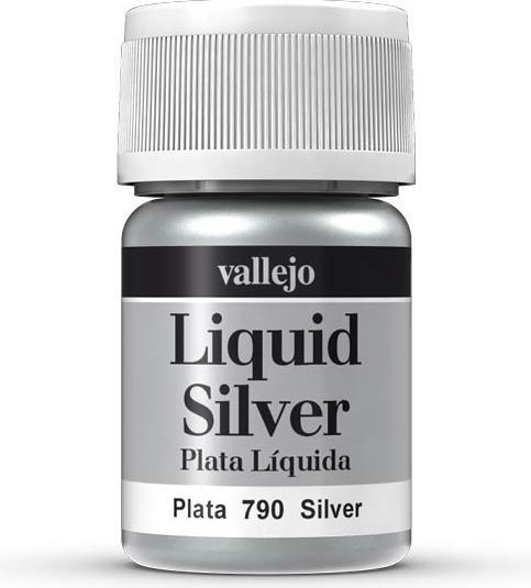 Actual product image Vallejo Liquid Gold - Silver (70,790)