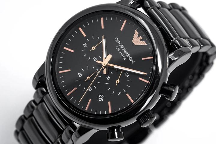 Immagine prodotto Emporio Armani Orologio da uomo Luigi Ceramica Chronograph (Orologio da polso analogico, 43 mm)