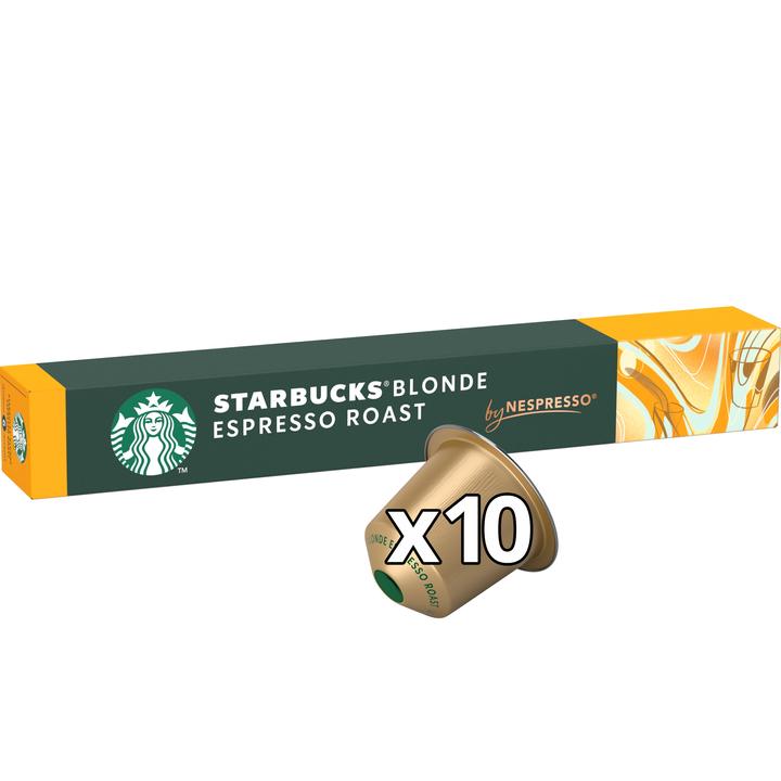 Image du produit Starbucks Blonde Espresso Roast by Nespresso Blonde Roasts (10 x Port.)