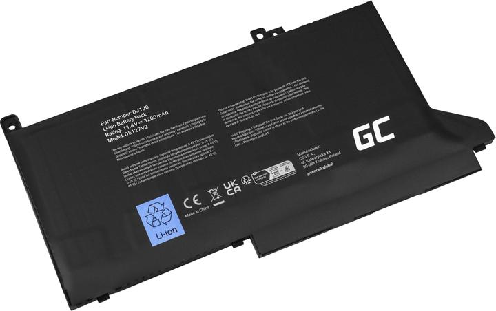 Actual product image GreenCell Laptop Battery DJ1J0 for Dell Latitude 7280 7290 (4 Cells, 2700 mAh)