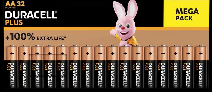 Duracell Mignon (AA) Batterie MN1500 Plus (32 Stk., AA)