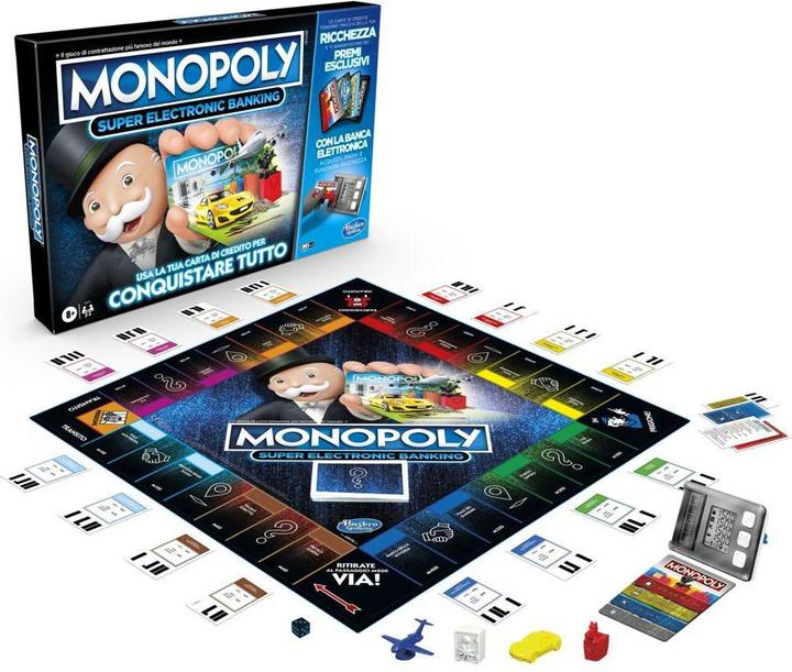 Image du produit Hasbro Monopoly Super Electronic Banking (Italien)