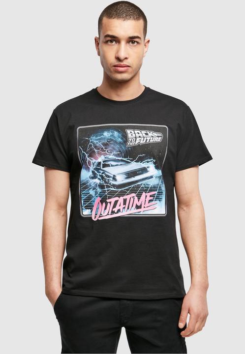 Immagine prodotto Mister Tee Maglietta Outatime di Ritorno al futuro (L)