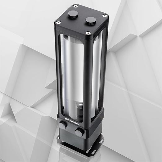 Actual product image Raijintek ANTILA D5 EVO RBW pump with AGB, ARGB