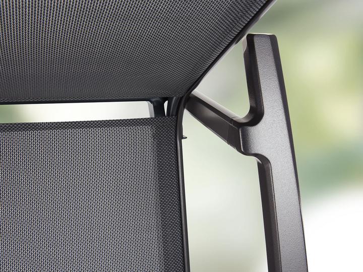 Produktbild Sieger Exclusiv Gartenmöbelreihe Salerno Klappsessel Salerno graphit/silbergrau