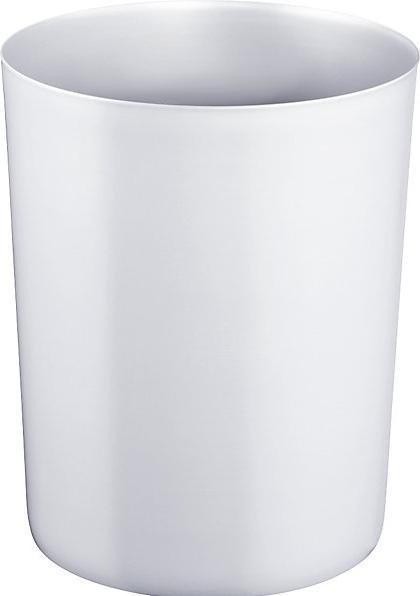 Actual product image Zwingo Safety paper bin with aluminium insert, capacity 20 l, Ø 280 mm, light grey. (20 l)