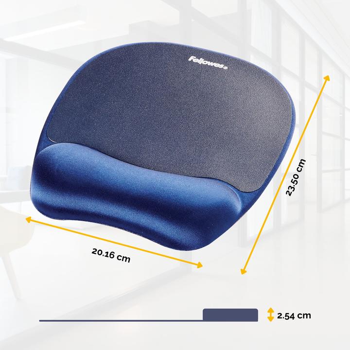 Actual product image Fellowes Memory Foam wrist rest (S)