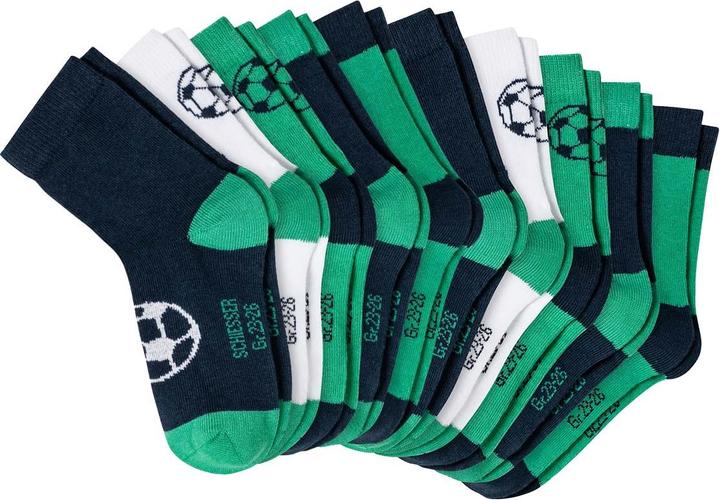 Produktbild Schiesser Fussball - 10 Paar Kindersocken Jungen (10er Pack, 27 - 30)